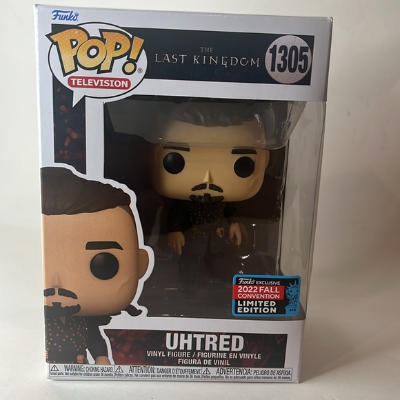Funko Pop Uhtred 2022 NYCC Limited Edition - The Last Kingdom Vinyl Figure NIP - Picture 14 of 14